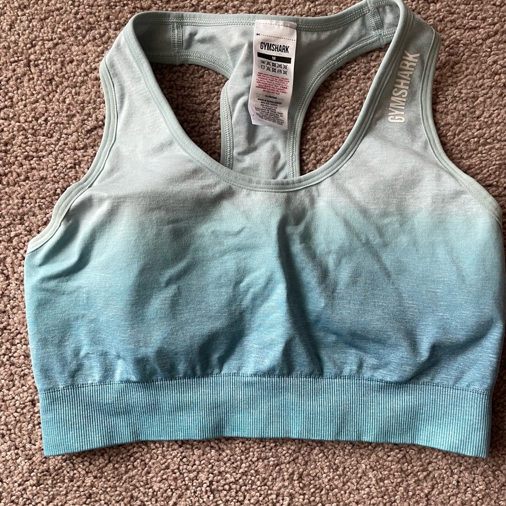 Gymshark Adapt Ombre Seamless
Sports Bra - Light Blue Marl/Light Blue